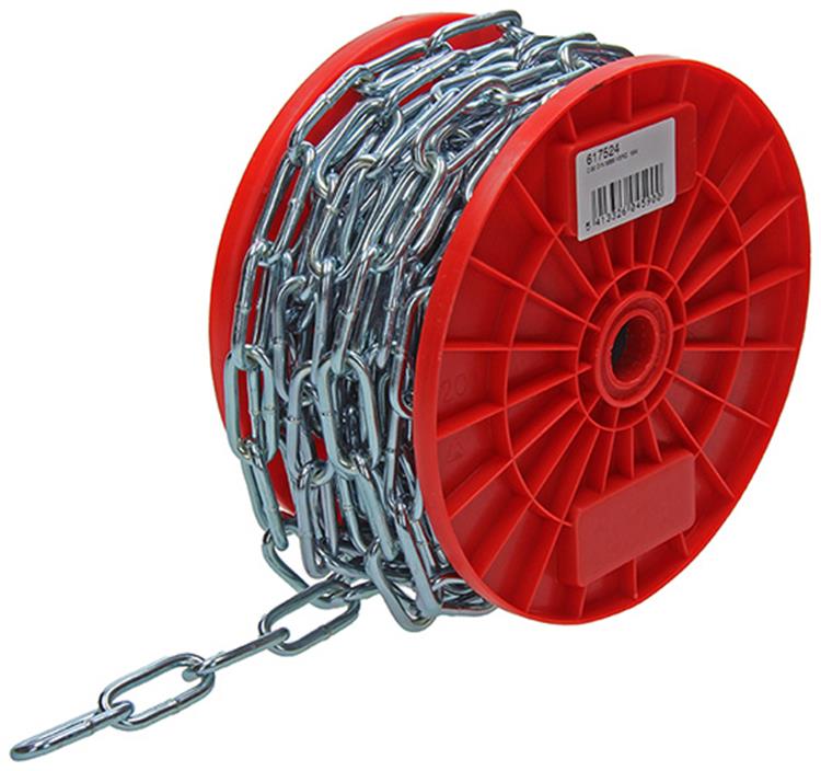 1014185 - Kettenglied lang DIN5685-1ø 5mm L 35mm 15m WWL 125 kg | 15 Stück