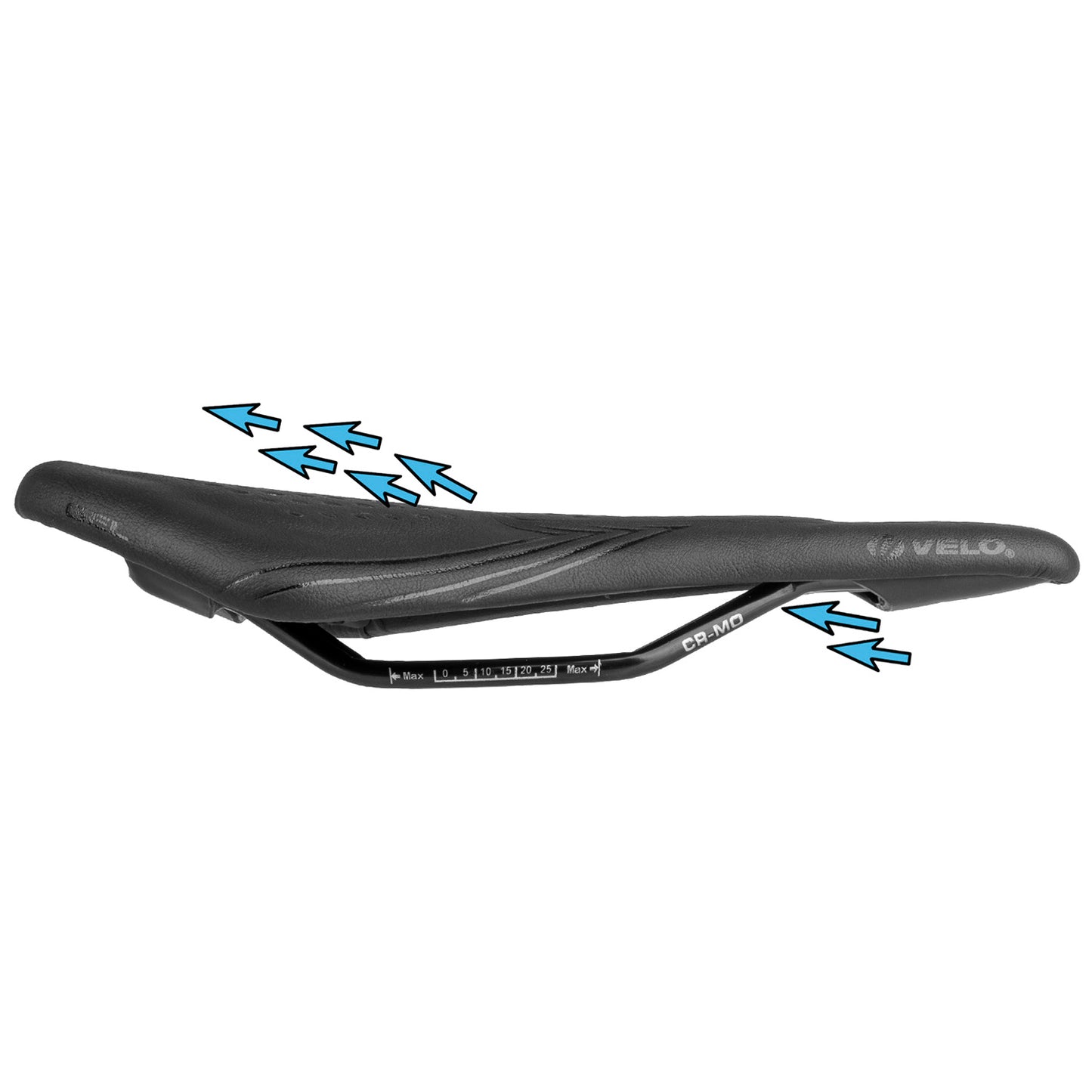 Velo Air Thru Gel-Rennsattel