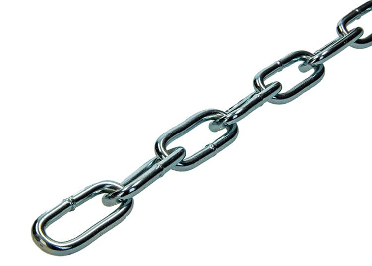 1014186 - geschweißte Kette verzinkt langes Glied C-60 DIN5685-1 6,0x42mm 10m | 10 Stück
