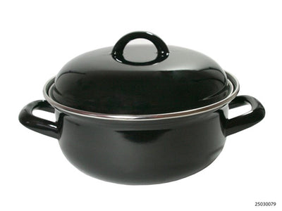 Kaiserliche Küche kaiserliche Küche Braadpan 24 cm schwarzer Emaille