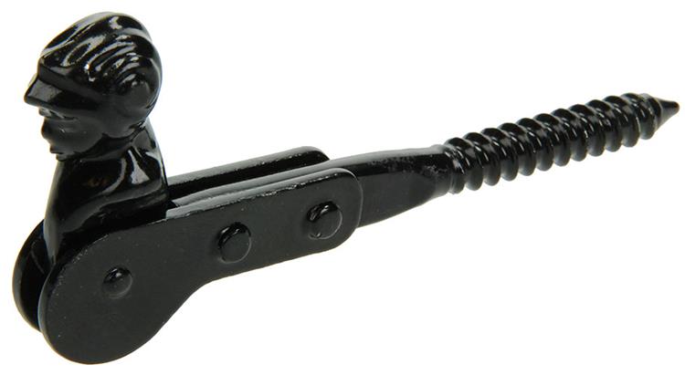 1013196 - Hirtenkopf mit Schraube schwarz 80-115 mm | 10 Stück