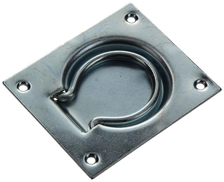 1010889 - Lukenring blau verzinkt 75 x 90 mm | 10 Stück