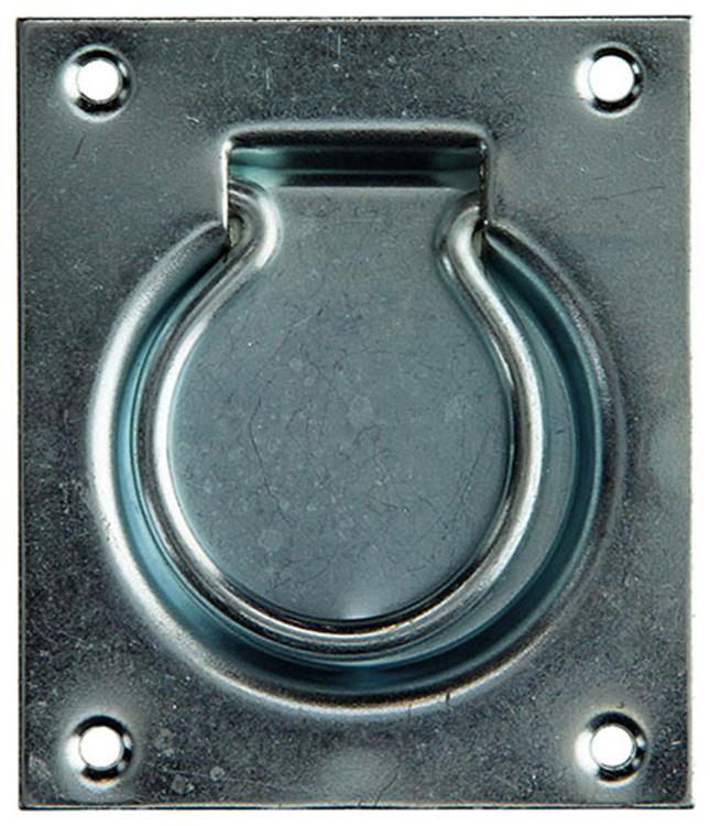 1010889 - Lukenring blau verzinkt 75 x 90 mm | 10 Stück