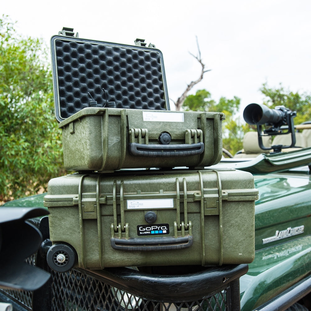 Explorer -Fälle 3317HL Case Green Green mit Picking -Schaum