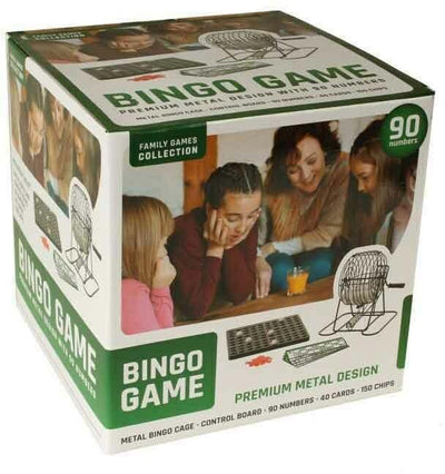 Cilgro Bingo -Mühle aus Metall mit 90 Zahlen