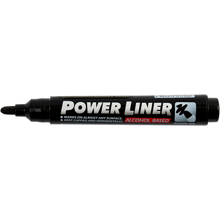 Mungyo Power Liner, Strichstärke 1,5-3 mm, schwarz, 1 Stück