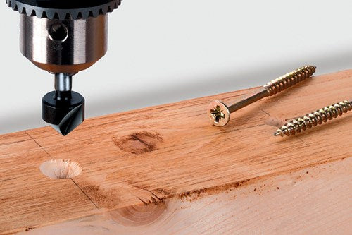 Wolfcraft HSS-Senkbohrer | Schaft 8mm | ø12 | 45° | 1 Stück - 2505000