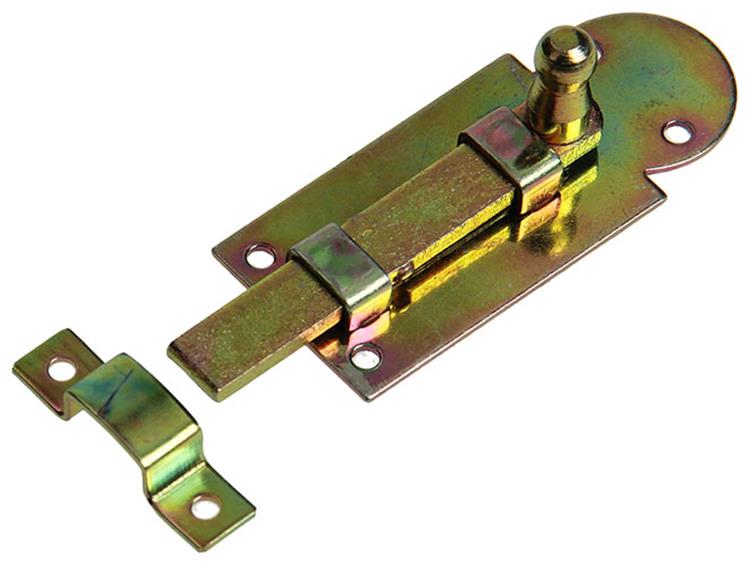 Mack 1014263 – Fensterschieber mit rundem Knopf, bichromatiert A 60 – B 10 mm | 5 Stück