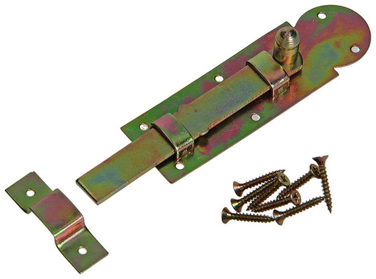 Mack 1014265 – Fensterschieber mit rundem Knopf, bichromatiert A 100 – B 25 mm | 5 Stück