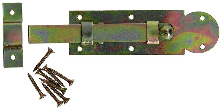 Mack 1014265 – Fensterschieber mit rundem Knopf, bichromatiert A 100 – B 25 mm | 5 Stück