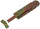 Mack 1014266 – Fensterschieber mit rundem Knopf, bichromatiert A 120 – B 40 mm | 5 Stück