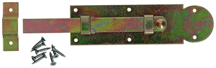 Mack 1014266 – Fensterschieber mit rundem Knopf, bichromatiert A 120 – B 40 mm | 5 Stück