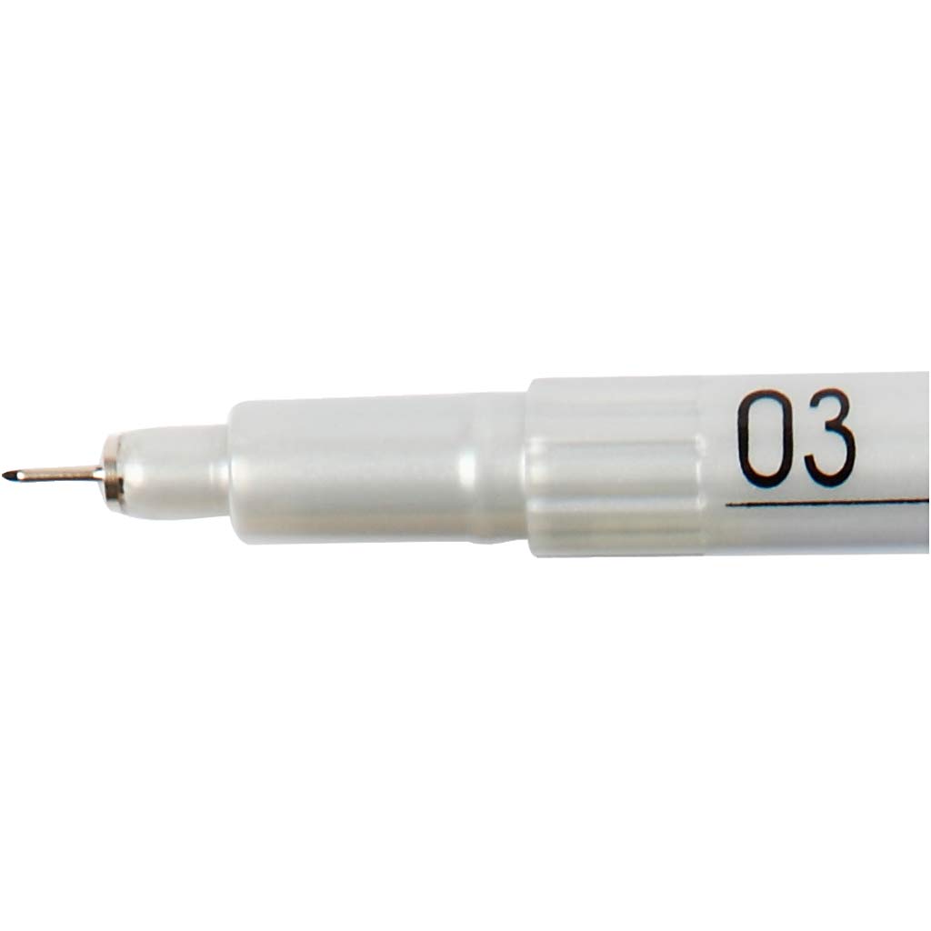 Medaillon -Zeichnungsstift, Liniendicke 0,3 mm, schwarz, 1 Stück