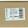 1015660 - Karton 5 kg. Nägel Flachkopf 6,0x160 mm | 2 Stk