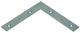 1014295 - 8 flache Quadrate verzinkt 125x125x20mm | 10 Stück
