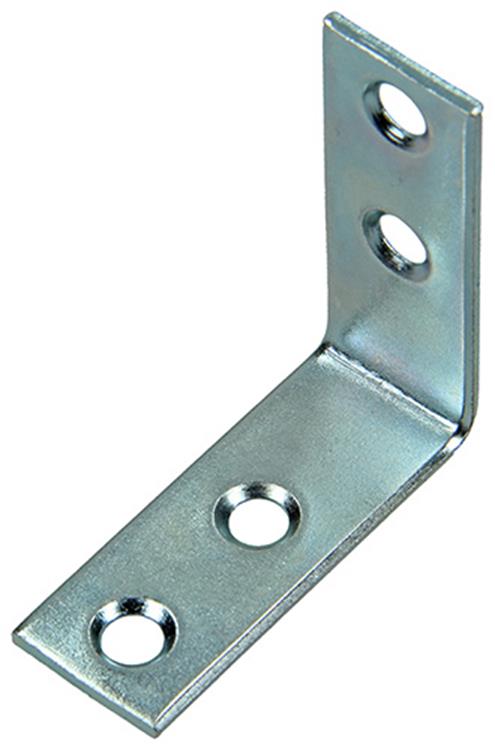 1014298 - 8 gefaltete Quadrate verzinkt 40x40x15mm | 10 Stück