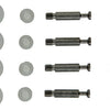 Mack 1013703 - 4 Schrankverbinder Minifix weiß m6x15mm | 5 Stück