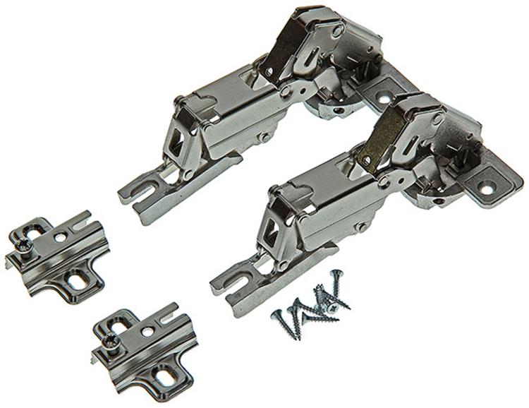 Mack 1013696 – 2 Einbau-TV-Schrankscharniere gerade 35 mm | 5 Stück