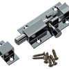 Mack 1013684 – 1 Schieberiegel Messing verchromt A 50 – B 16 mm | 5 Stück