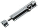 Mack 1013686 – 1 Schieberiegel Messing verchromt A 100 – B 16 mm | 5 Stück
