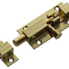 Mack 1013681 – 1 Schieberiegel Messing poliert A 50 – B 16 mm | 5 Stück