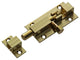 Mack 1013681 – 1 Schieberiegel Messing poliert A 50 – B 16 mm | 5 Stück
