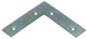 1013751 - 20 flache Quadrate verzinkt 75x75x18mm | 10 Stück