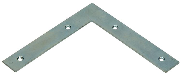 1013753 - 20 flache Quadrate verzinkt 125x125x20mm | 10 Stück