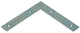 1013753 - 20 flache Quadrate verzinkt 125x125x20mm | 10 Stück