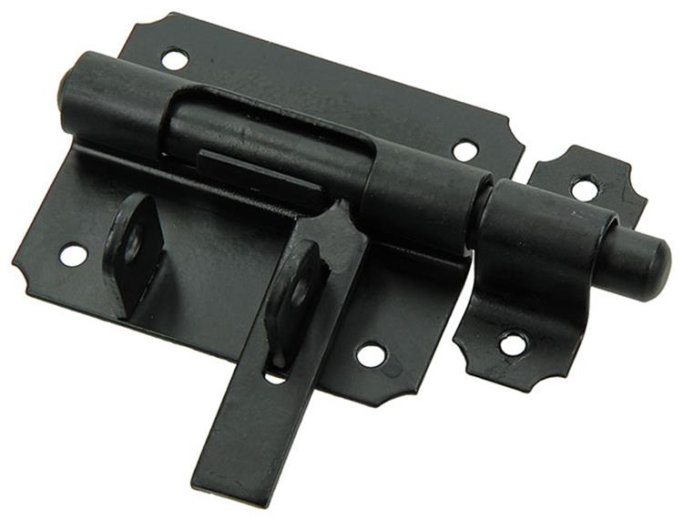 Mack 1013735 - 1 Vorhängeschlossriegel schwarz 80mm | 5 Stück