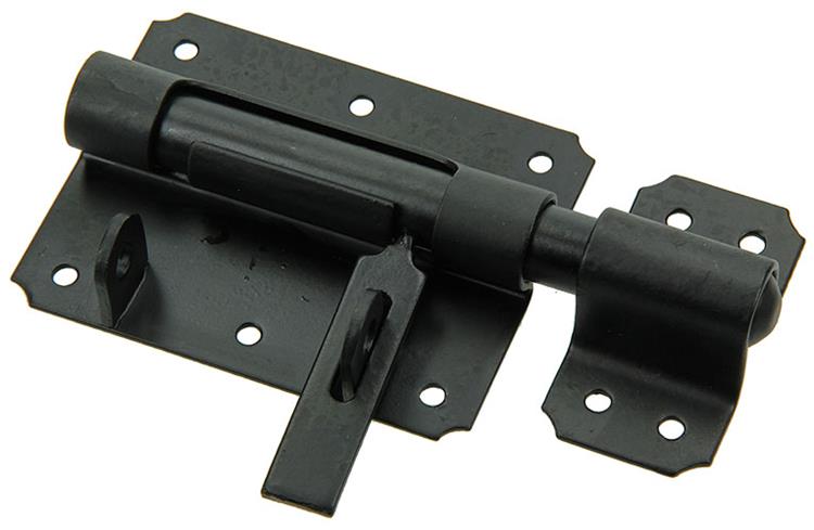 Mack 1013736 - 1 Vorhängeschlossriegel schwarz 100mm | 5 Stück