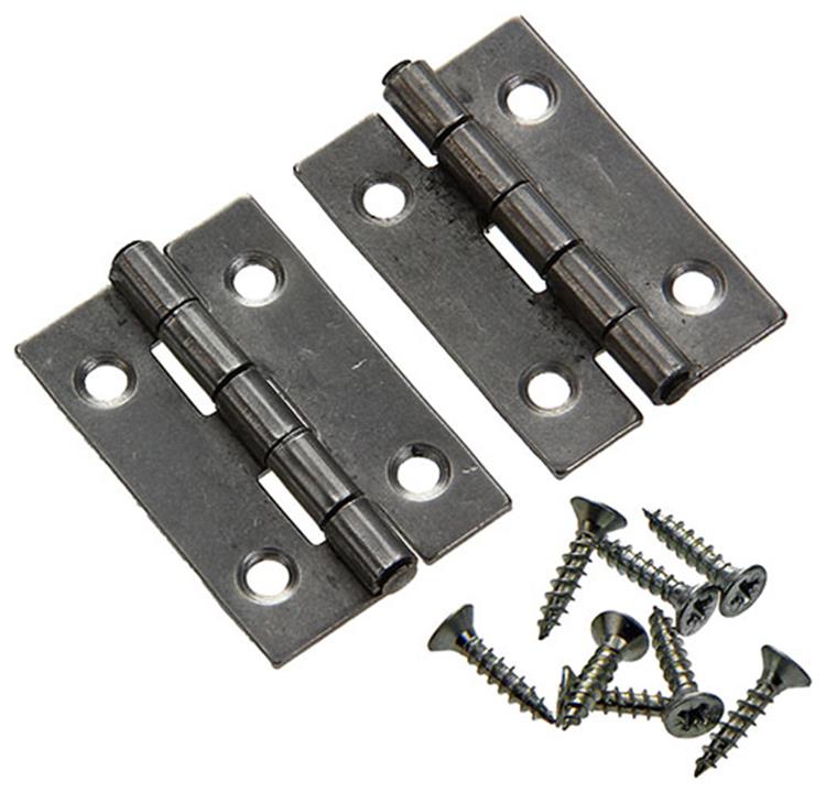 Mack 1013708 - 2 schmale Scharniere aus Edelstahl H 35 x B 22 mm | 5 Stück
