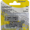 Mack 1013708 - 2 schmale Scharniere aus Edelstahl H 35 x B 22 mm | 5 Stück
