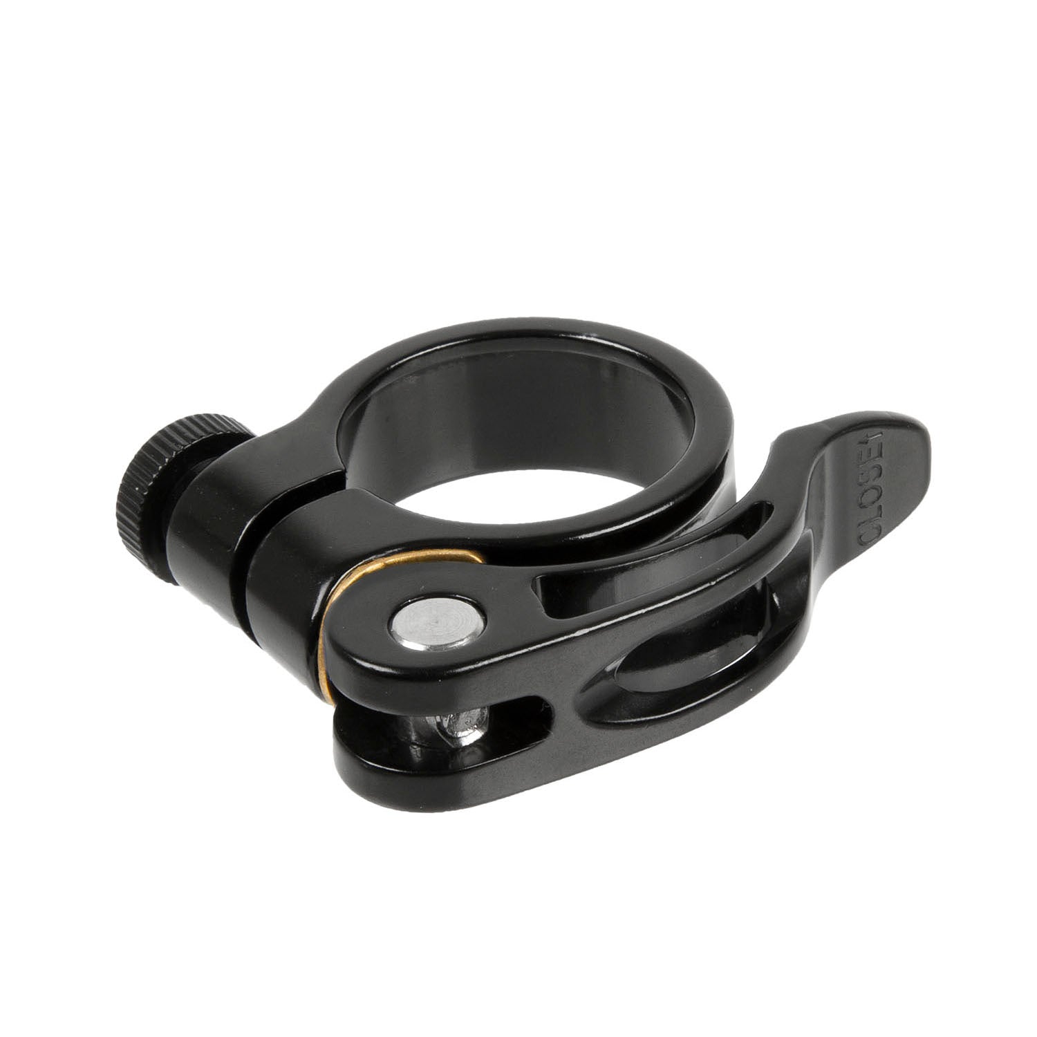Sitzstiftklemme mit Schnellverzögerer 35 mm, schwarz