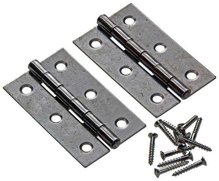 Mack 1013711 - 2 schmale Scharniere aus Edelstahl H 60 x B 35 mm | 5 Stück