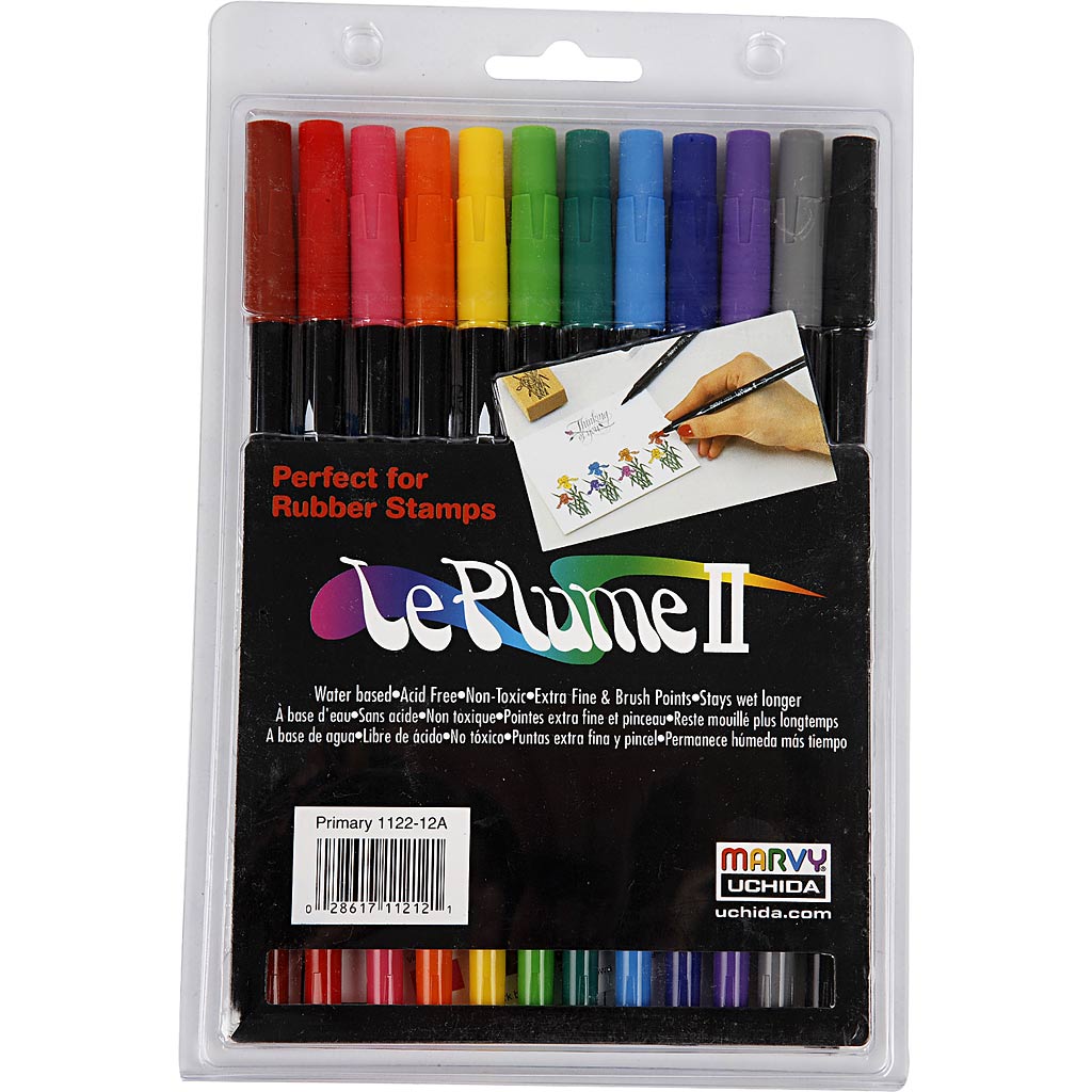 Le Plume II -Marker, starke Farben, 12 Stück 1 Box