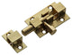 Mack 1013714 – 1 Schieberiegel Messing poliert A 40 – B 13 mm | 5 Stück