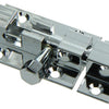 Mack 1013715 – 1 Schieberiegel Messing verchromt A 40 – B 13 mm | 5 Stück