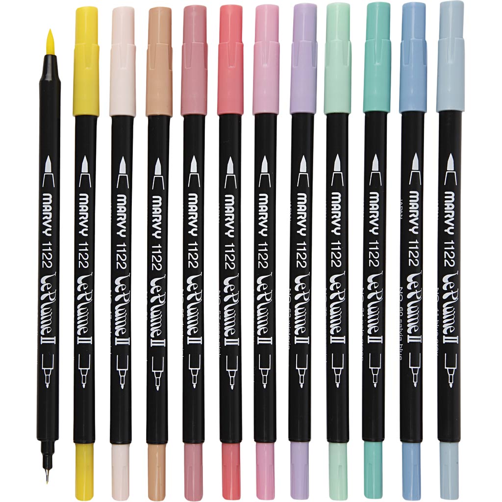 Le Plume II -Marker, 12 Stück 1 Box