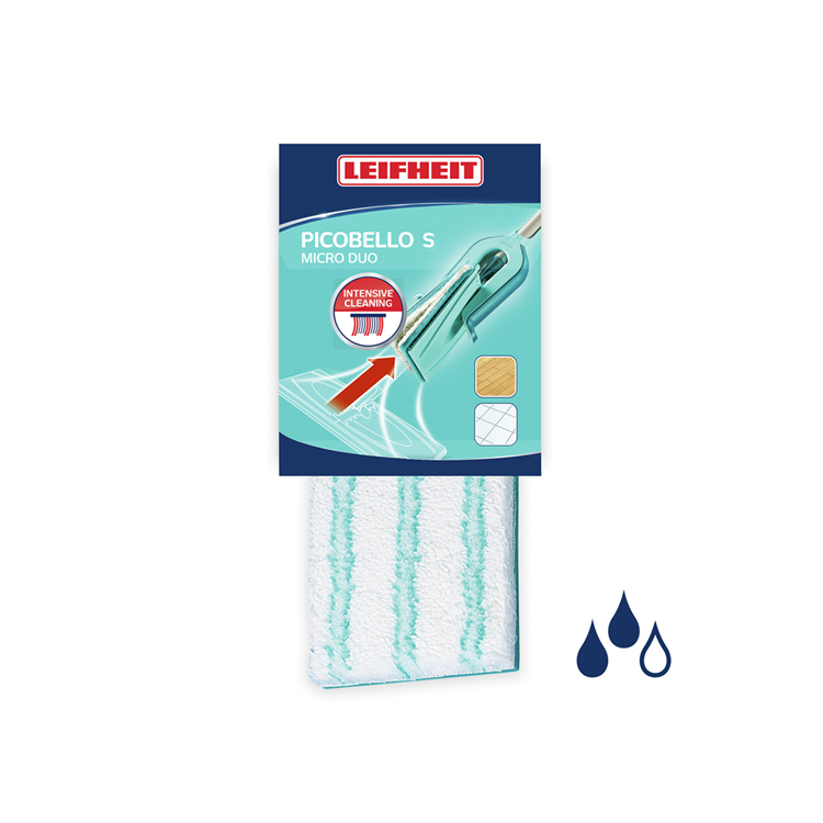 Leifheit Leifheit 56610 Picobello S Micro Duo Bodenwischerpfad 27 cm