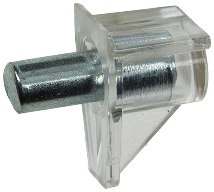 Mack 1014490 - 12 Regalstützen transparent ø 5 mm | 5 Stück