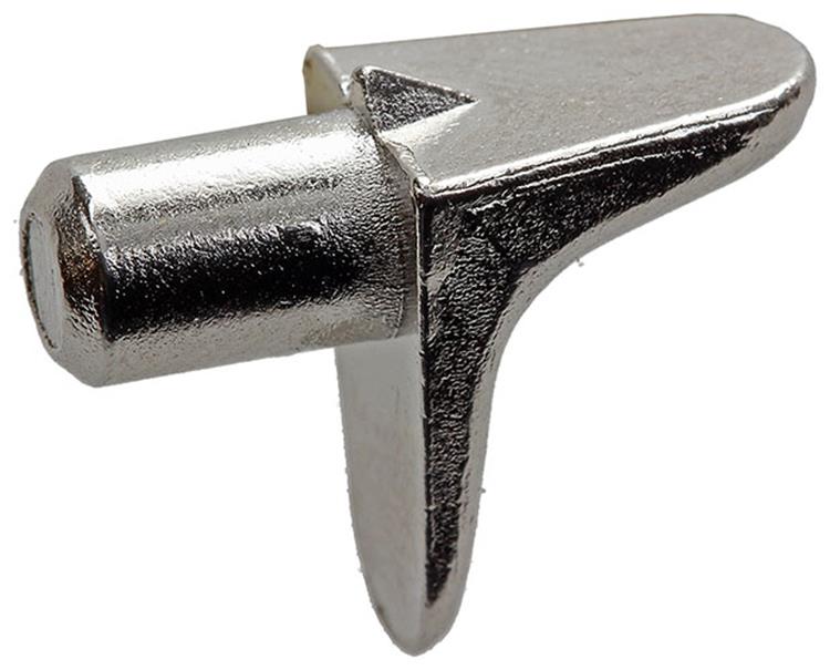 Mack 1014491 - 8 Regalträger vernickelt ø 5 mm | 5 Stück