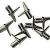 Mack 1014491 - 8 Regalträger vernickelt ø 5 mm | 5 Stück