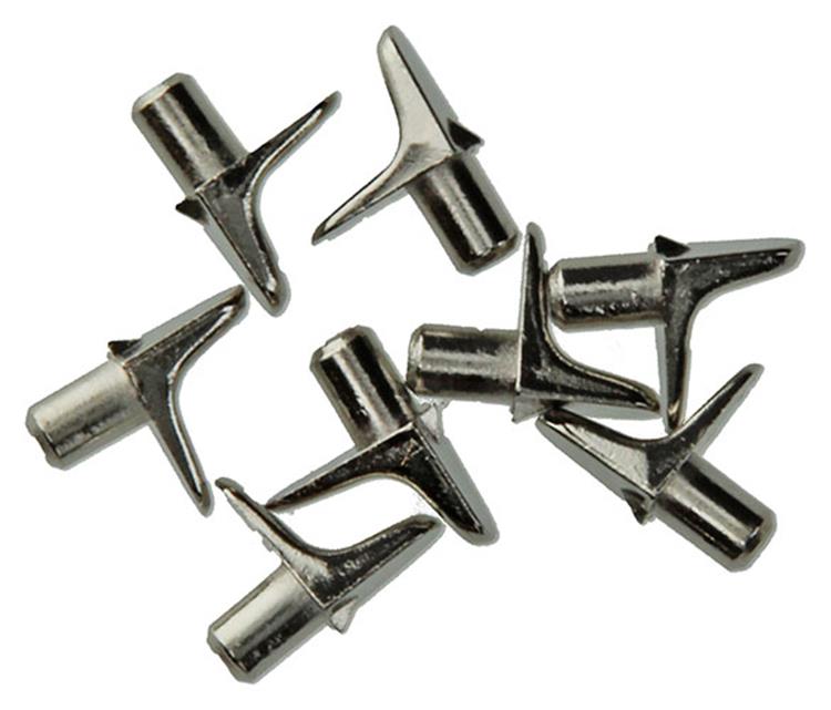 Mack 1014491 - 8 Regalträger vernickelt ø 5 mm | 5 Stück