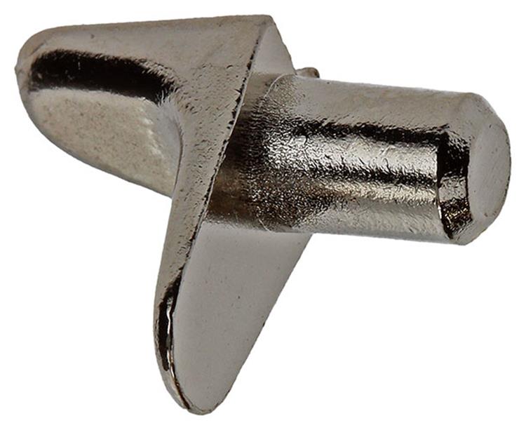 Mack 1014491 - 8 Regalträger vernickelt ø 5 mm | 5 Stück