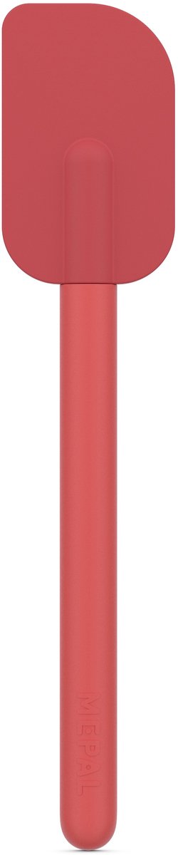 Mepal Pfannenwender Small Chef It – 20,5 cm – schabt Schüsseln perfekt sauber – hitzebeständiges Silikon: bis 250 °C – mikrowellen- und spülmaschinenfest – Küchenutensilien – Koralle