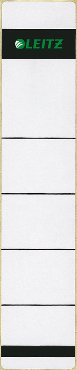 Leitz Rückenschild 39x192mm selbstklebend grau | 10 Stück