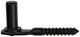 1014504 - Schraubhaken für Luke, schwarz, Durchmesser 16 mm | 10 Stück