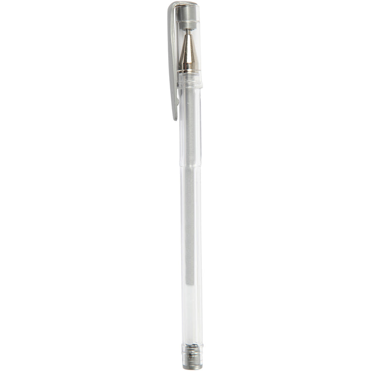 Creativ Company Gelstift, Strichstärke 0,8 mm, Silber, 6 Stück 1 Box