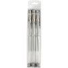 Creativ Company Gelstift, Strichstärke 0,8 mm, Silber, 6 Stück 1 Box